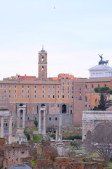 Ancient ruins in Roma, Italy