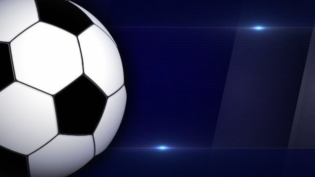 Soccer Ball and Monitor, Background Loop, 4k
