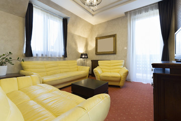 Interior of a hotel apartment