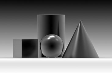 Fototapeta premium Abstrakcja figury geometryczne