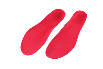 Red shoe sole