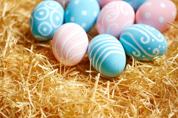 Fototapeta na wymiar Traditional Easter eggs
