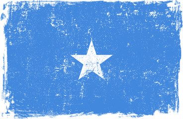 Somalia Vector Flag on White