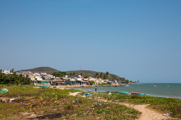 Fototapeta na wymiar Strand und Küste in Vietnam