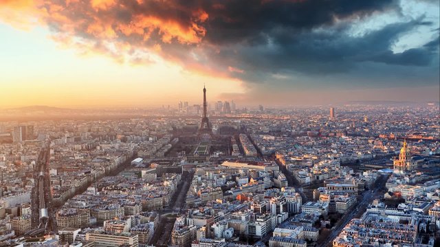 Paris - Time lapse, France
