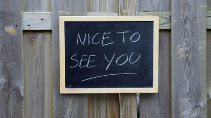 Obraz premium Nice to see you