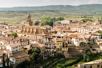 Fototapeta na wymiar Iglesia de Santa María en Rubielos de Mora. Teruel. España