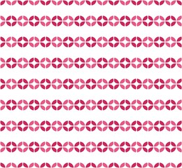 Vector seamless pattern. Lips. Modern stylish. Texture. It is a flat colored drawing. Packing.