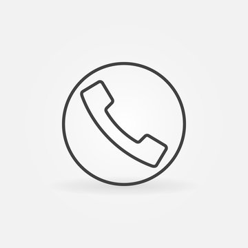 Phone line icon or logo
