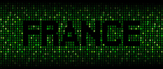 France text on hex code illustration