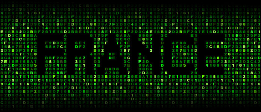 France text on hex code illustration