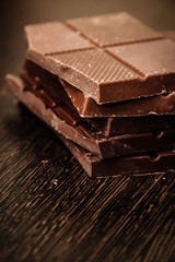 Bitter chocolate.