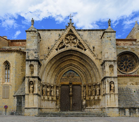Obraz premium Church of Santa Maria la Mayor, Morella, Castellon province, Spa