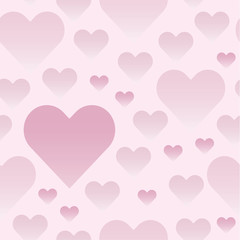 Pink background with hearts for web page backgrounds, textile designs, fills, banners 