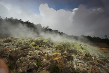 Crater bottom