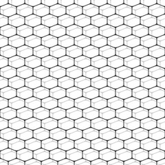 Vector seamless texture. Modern abstract background. A grid of hexagons.