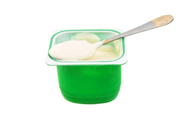 yogurt in plastic box