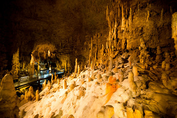 Stalactites in Okinawa cave