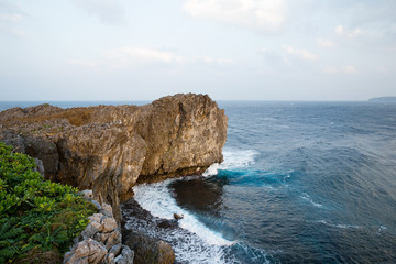 Fototapeta na wymiar Seascape and cliff