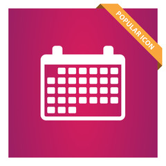 Calendar month sign icon