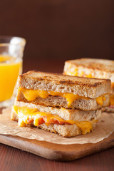 grilled cheese and bacon sandwich