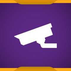 Security camera icon for web and mobile