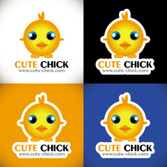 logo poussin bd illustration mignon © Bubble Identity