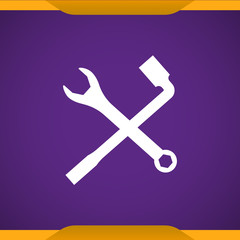 Work tool sign icon