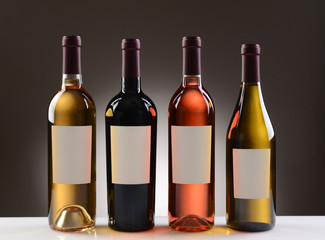 Wine Bottles With Blank Labels © Steve Cukrov