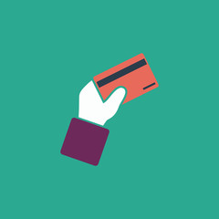 Credit card payment icon vector