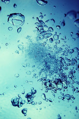 background bubbles under water