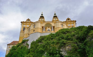 Fototapeta na wymiar The baroque Melk Abbey Benedictine monastery (Stift Melk), Austria
