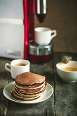 pancakes, dessert, sweet, domestic