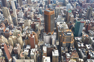 Fototapeta na wymiar Cityscape view of Manhattan