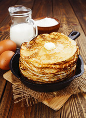 Homemade pancakes