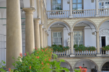 Italian courtyard