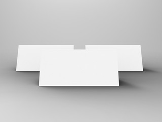 Table Tent 3D Render