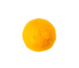 Orange fruit isolated on white background.