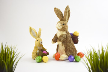 Osterhäschen im Gras