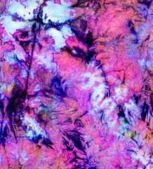 Abstract weeds. Coloured ink blotch patterns. - obrazy, fototapety, plakaty