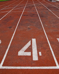 Lane athletics track number 4.