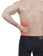 Naklejka premium Backache