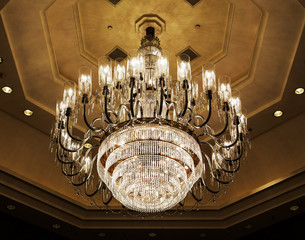 elegant crystal chandelier