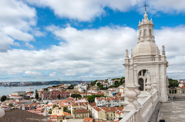 Fototapeta na wymiar Alfama quarter in Lisbon, Portugal
