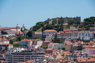 Fototapeta premium Lisbon Historical City Panorama, Portugal