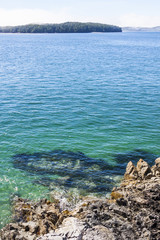 Beautiful Colored Waters near Tofino, BC, Canada