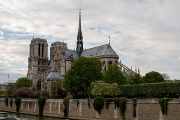 Fototapeta na wymiar Notre Dame de Paris Cathedral.Paris. France