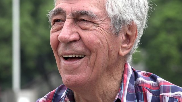 Old Man Reminiscing And Remembering