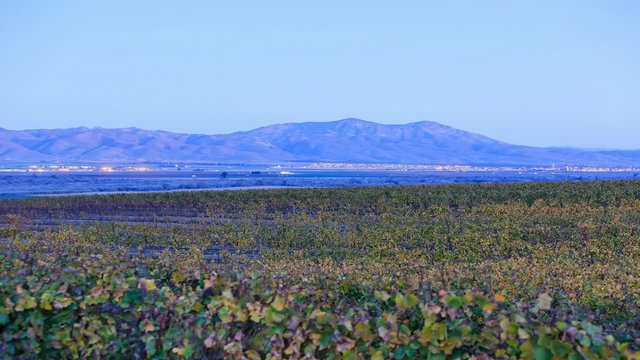 4K timelapse of Salinas Valley, from sunset to twilight, California