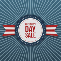 Presidents Day Sale discount Emblem with Ribbon